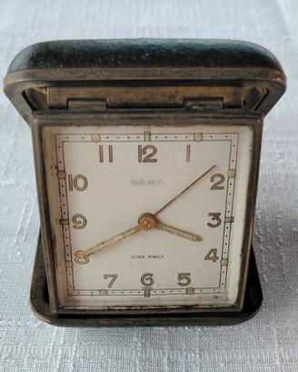 Sveglia Vintage HELVECO 7 Jewels Swiss Made 