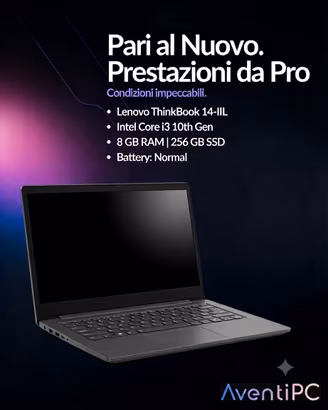 Lenovo Thinkpad 14-IIL I3 10th 8GB 256 SSD