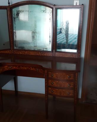 toletta antica intarsiata olandese