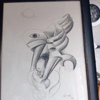 Quadri Pittore borghi alfonso 70x50 con autentica