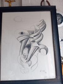 Quadri Pittore borghi alfonso 70x50 con autentica