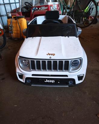 Jeep bianca elettrica