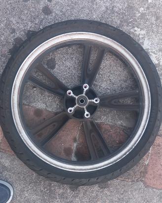 cerchione ruota anteriore peugeot tweet e sym  