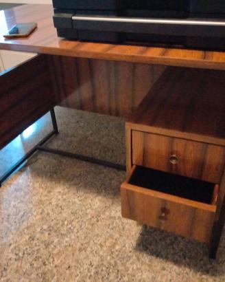 Tavolo Ufficio Legno con 2 cassetti
