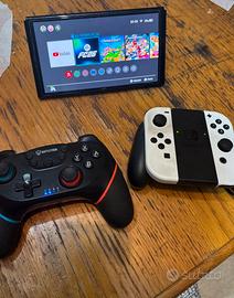 Nintendo Switch OLED bianco +mario kart