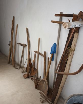 Strumenti da lavoro agricolo inizio Ottocento