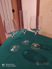 Servizio di calici in cristallo