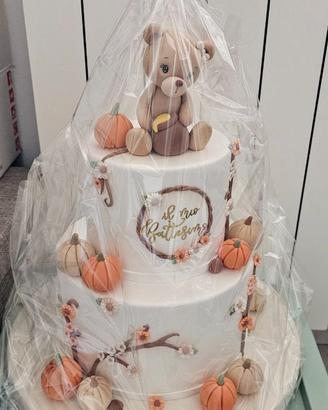 Torta finta battesimo