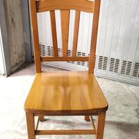 6 sedie per sala da pranzo in legno