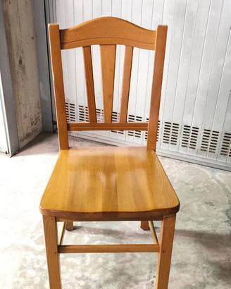 6 sedie per sala da pranzo in legno