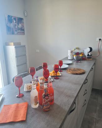 penisola cucina su misura modello Stella