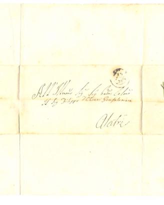 Stato Pontificio 1858 - Busta lettera con 2 Baj