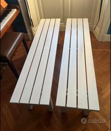 Panche in legno massiccio