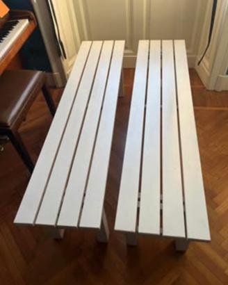 Panche in legno massiccio