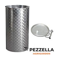 Serbatoio inox con galleggiante ad aria 500 lt