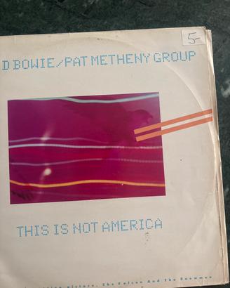 Disco 33 giri David Bowie più Pat Metheny