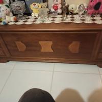 panca ripostiglio in legno