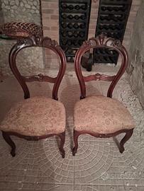coppia sedie d epoca