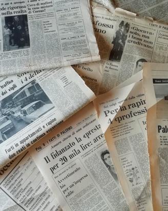 articoli ritagli giornali mafia storia arte epoca