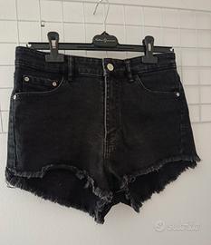 Shorts jeans Zara nero 