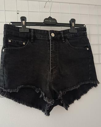 Shorts jeans Zara nero 