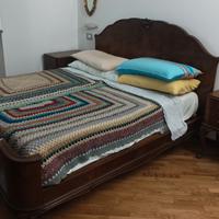 camera matrimoniale completa in noce anni '60