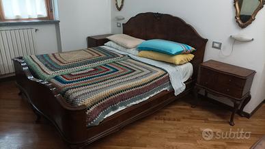 camera matrimoniale completa in noce anni '60