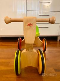 Triciclo in legno giochi bambini
