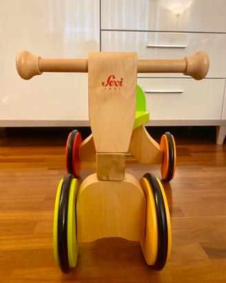 Triciclo in legno giochi bambini
