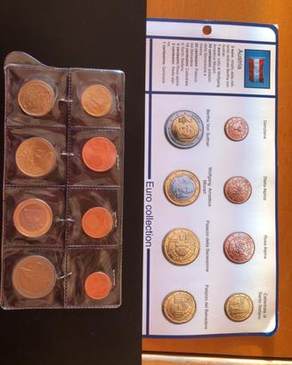 Serie completa euro Austria 1' emissione 2002