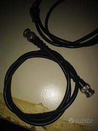 Vintage oscilloscopio cavi completi 