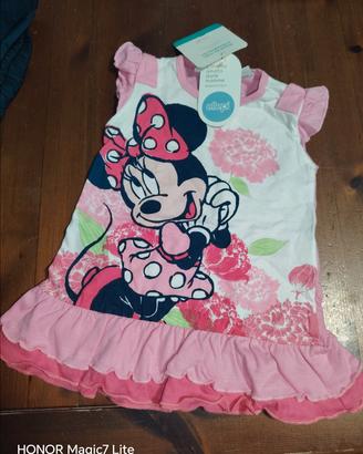 abito neonata Disney ellepi Minnie 3 mesi 