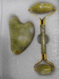 jade roller e gua sha stone