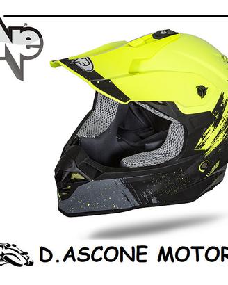 CASCO CROSS TIGER 2.0 GIALLO NERO