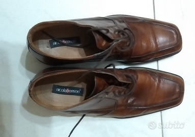 Scarpe eleganti Nicola Benson da uomo marrone t.45