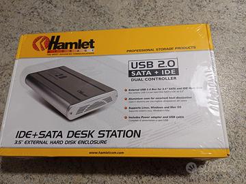 Hamlet Box per Hard Disk IDE+SATA da 3.5 pollici
