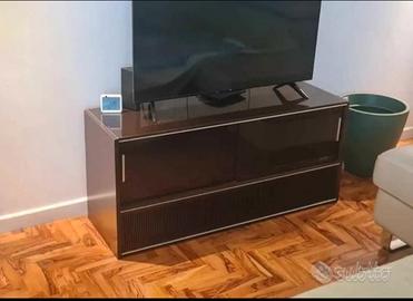 Mobile TV anni '60 in legno lucido Lumophon