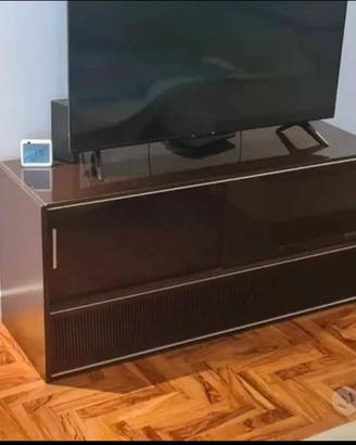 Mobile TV anni '60 in legno lucido Lumophon