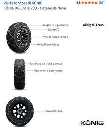 Catene da Neve KÖNIG XG Cross 233