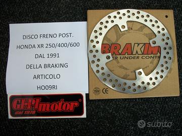 Disco freno posteriore xr600