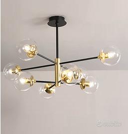 Lampadario a sospensione moderno 8 led