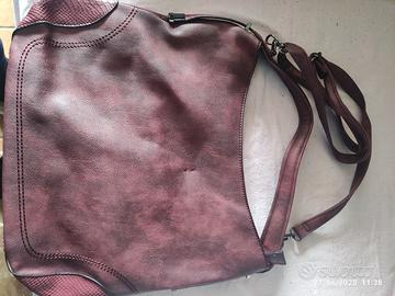 Borsa ecopelle bordeaux 