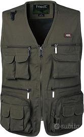 Gilet da Pesca da Uomo Multitasche