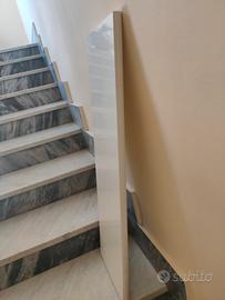 tre mensole in legno massello laccate