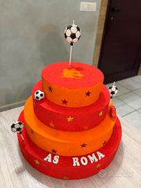 Torta scenografica As Roma