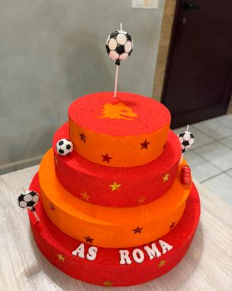 Torta scenografica As Roma