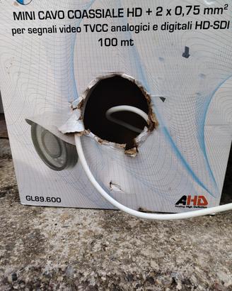 cavo telecamere con alimentazione rj59