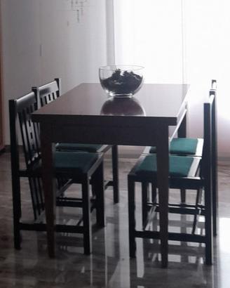 SEDIA LEGNO NERO