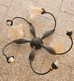 lampadario e piantana classico