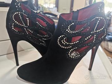 scarpe- stivaletti- swarovski- CESARE PACIOTTI-40
